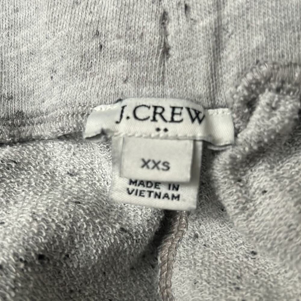 J. Crew Gray Two Pocket Drawstring Short Jogger Pant XXS Athleisure Activewear - Picture 7 of 9